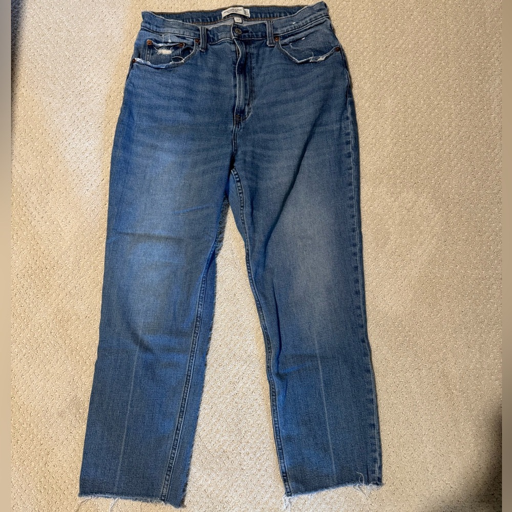 Abercrombie & Fitch Women’s Denim Straight Jeans